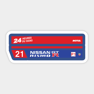 Nissan Nismo GT-R Le Mans 24 Hours 2015 Sticker